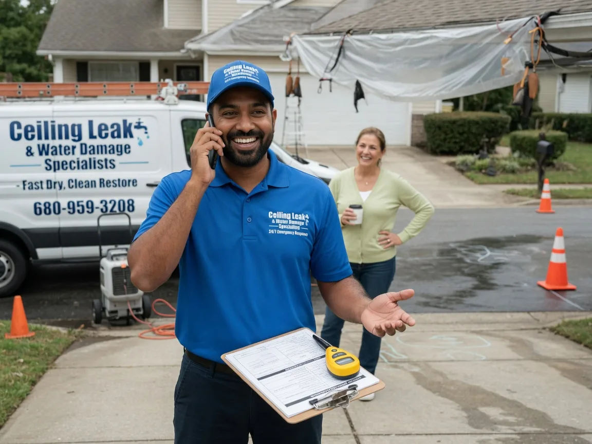 Ceiling Leak Cleanup Crossnore, NC FAQs